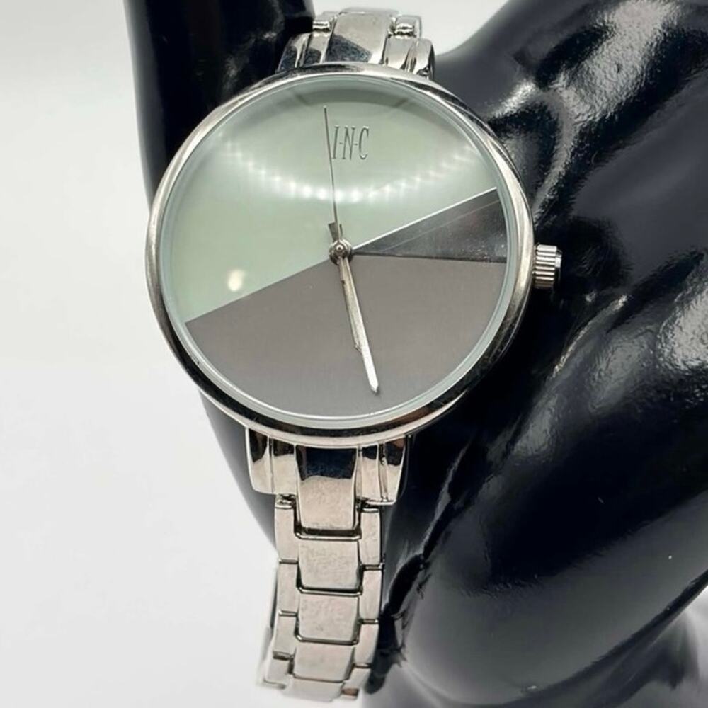 Silver & Green INC Watch